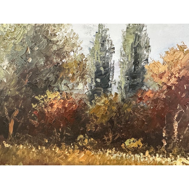 C. Giliano Grand-Scale Italian Countryside Oil Paintings – Pair For Sale - Image 13 of 18