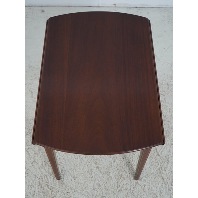 1960s Kittinger Cw-27 Colonial Williamsburg Mahogany Pembroke Table For Sale - Image 5 of 12