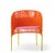 Contemporary Orange Rose Caribe Dining Chairs by Sebastian Herkner, Set of 4 For Sale - Image 3 of 18