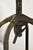 Brown Early 20th Century Industrial Toledo Metal Co Steel & Wood Adjustable Drafting Stool Chair For Sale - Image 8 of 12