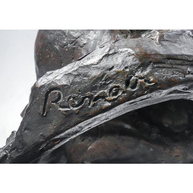 Black A. Renoir, Coco, Bronze Sculpture For Sale - Image 8 of 18