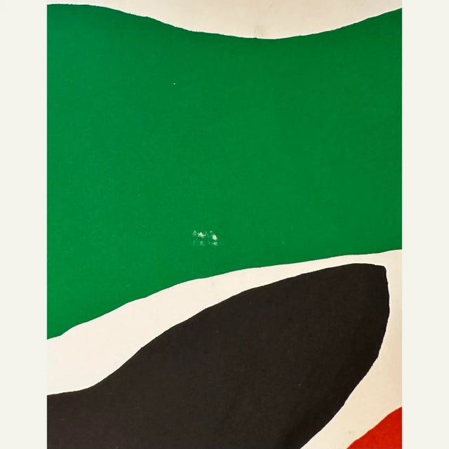 1970s Ray Parker (1922 - 1990), Untitled (Blue, Red, Black, Green) C. 1970, Screen Print For Sale - Image 5 of 5
