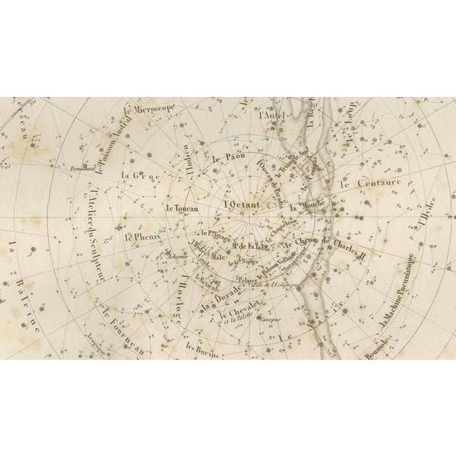 Antique Celestiall Planispheres Map by Lapie, 1838 For Sale - Image 6 of 9