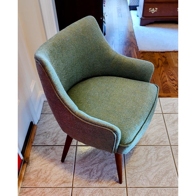 Mid-Century Modern 1960s Refurbished MCM Tub Chair For Sale - Image 3 of 10