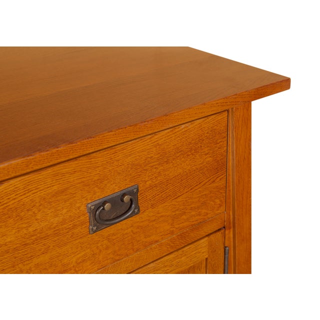 2020s Mission 3 Door & 3 Drawer Sideboard - 70" - Walnut For Sale - Image 5 of 18