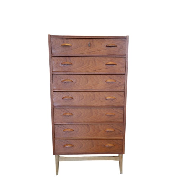 Danish Chest of Drawers in Teak with Seven Drawers, 1960s For Sale - Image 15 of 15