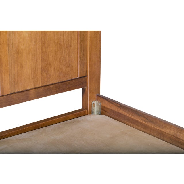 2020s Mission Oak Panel Bed - Michael's Cherry For Sale - Image 5 of 12