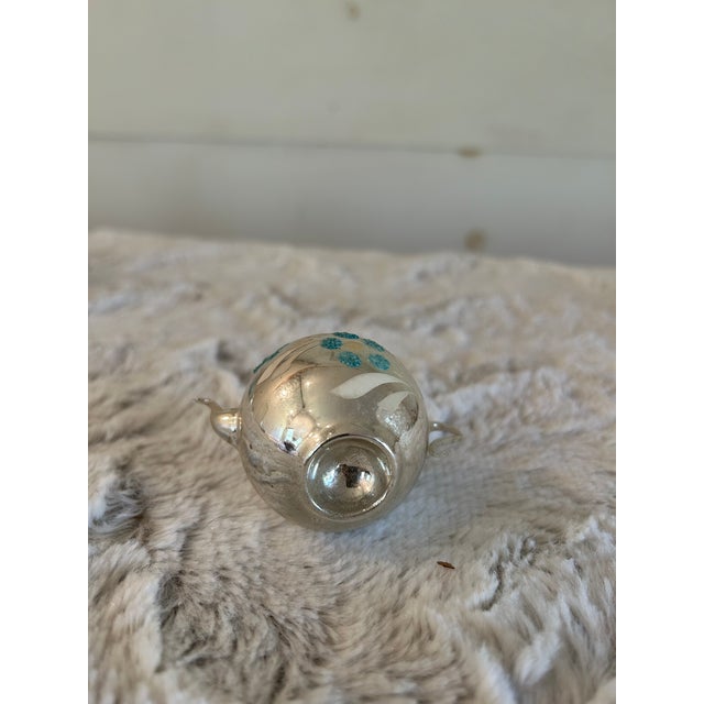 Antique Teapot Christmas Ornament For Sale - Image 4 of 6
