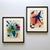Joan Miró Joan Miro Vintage 1972 Mid Century Modernist Framed " Le Chanteur " and " l'Etoile Bleu " Original Lithograph Prints - Set of 2 For Sale - Image 4 of 18