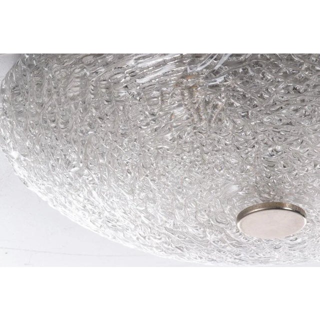 Vintage Ceiling Lamp in Chrome and Murano Glass, 1960s For Sale - Image 9 of 11