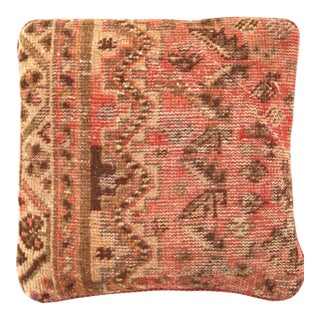 Pasargad Vintage Hand Knotted Farahan Rug Pillow For Sale