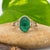 2020s 3.7cts Zambian Emerald Ring With Natural Diamonds Accents: Solid 14k Gold, Oval, Size 6.75 For Sale - Image 5 of 9