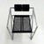 Metal Black and Grey Seconda Chair by Mario Botta for Alias, 1980s For Sale - Image 7 of 11