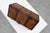 18th Century Carved Wooden Coffer with Slanted Lid and Iron Mounts, France For Sale - Image 6 of 14