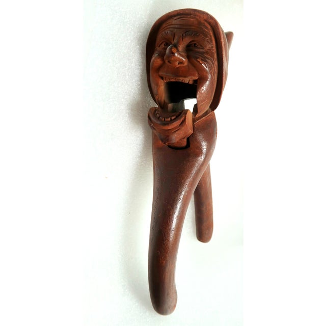 Wood Well-Carved Antique Wood Bavarian Nutcracker, 19th Century For Sale - Image 7 of 12