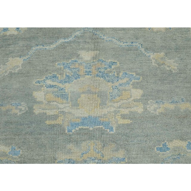 Turkish Oushak Rug 5'10" x 9' #18616 For Sale In Houston - Image 6 of 8