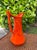 A striking vintage art pottery ewer by Cherokee Pottery of Porum, Oklahoma, dated September 15, 1984. This handcrafted...