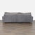 2010s Restoration Hardware Maxwell 3-Seat Modern Gray Leather Sofa For Sale - Image 5 of 8