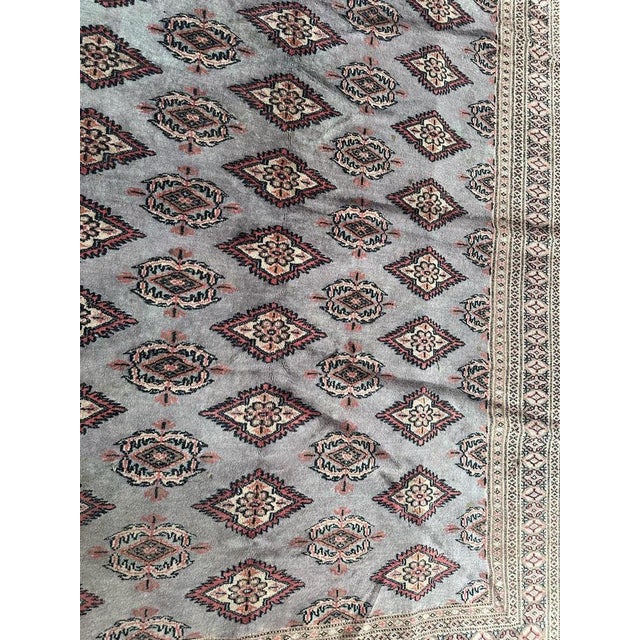 Rustic Vintage Pakistani Rug, 1980s For Sale - Image 3 of 16