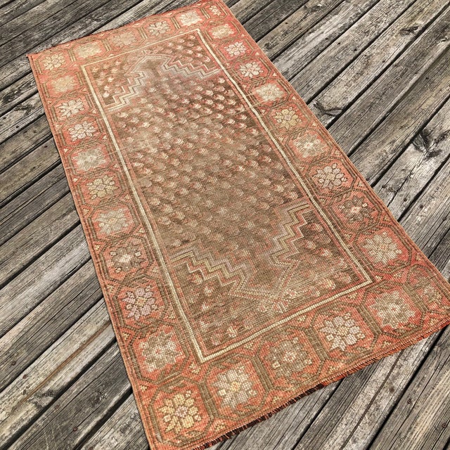 Traditional 3x7 Vintage Anatolian Rug For Sale - Image 3 of 8