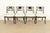 A gorgeous set of four Regency style side chairs or dining chairs By Baker Furniture, "Historic Charleston" Collection....