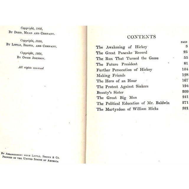 "The Prodigious Hickey" 1938 Johnson, Owen For Sale - Image 4 of 9