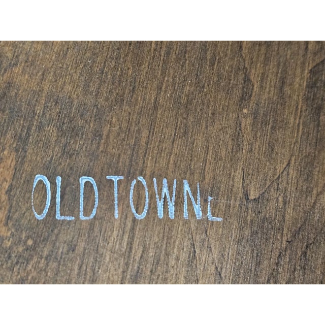 Late 20th Century Statton Duncan Phyfe Cherry Dining Table Old Towne Maryland Made 3 Leaves For Sale - Image 10 of 11