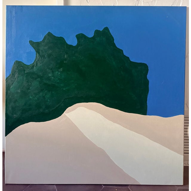 Contemporary Desert Highway, Acrylic on Canvas in the Style of Bodasca For Sale - Image 3 of 12