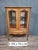 Brown Vintage Louis XV Cherrywood Display Cabinet For Sale - Image 8 of 9