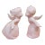 Vintage Porcelain Kissing Angel Figurines For Sale