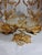 Louis XV Crystal Garniture Set Baroque Gold Urns, Bonbonniere Centerpiece Collection 4 Piece For Sale - Image 4 of 6