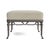 Contemporary Brown Jordan Calcutta Ottoman, Mica frame with Fusion Meadow fabric For Sale - Image 3 of 11