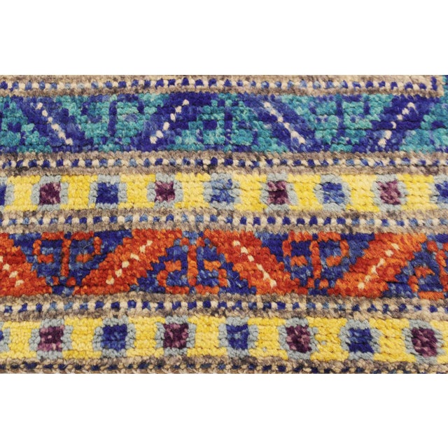 Modern Balochi Alfredo Hand Knotted Wool Rug - 5'8'' X 7'7'' For Sale In New York - Image 6 of 10