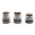 Mid-Century French Ceramic Lidded Canisters - Set of 3 For Sale