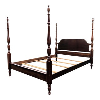 Traditional Solid Queen Bed For Sale
