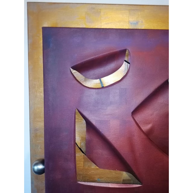 Plastic Stefano Mazzolini, TTF2, Mixed Media on Canvas For Sale - Image 7 of 8