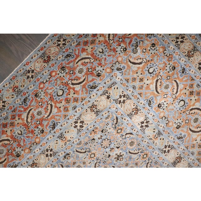 Textile Fine Tabriz Senneh Antique Rug rug no.j4828 For Sale - Image 7 of 7