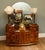 Fine Art Deco burr walnut dressing table, dating to circa 1930, featuring particularly attractive richly figured walnut...