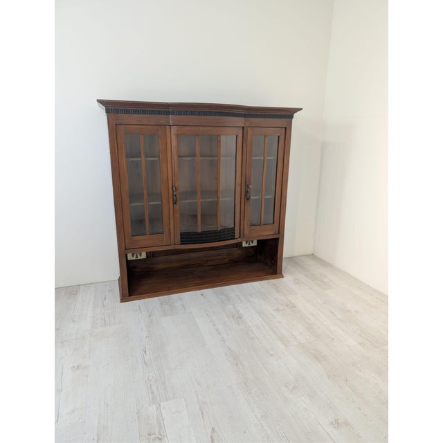 Oak Showcase Cabinet with Extension, 1890s For Sale - Image 14 of 18