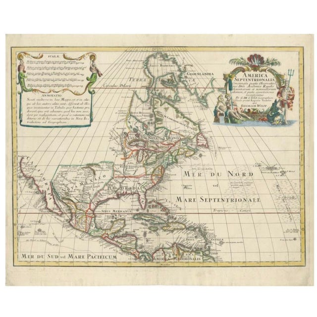Map of North America, 1700 For Sale - Image 10 of 10