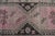 1970s Vintage Handmade Wool Cotton Pink Runner Rug For Sale - Image 11 of 11