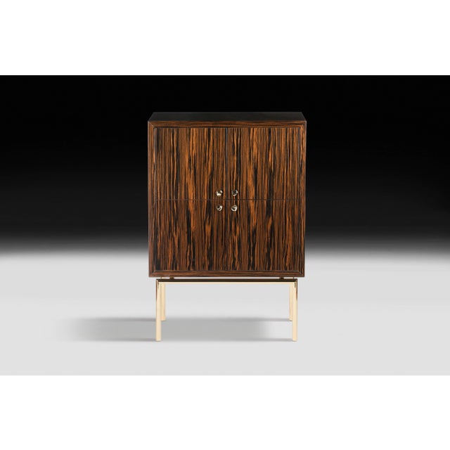 4 Ante Ebony Cabinet by Giorgio Ragazzini for VGnewtrend, in New conditions. Designed from 2000