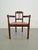 Art Nouveau Deco Armchair in Rattan Webbing, Oak and Copper, 1920s For Sale - Image 9 of 9