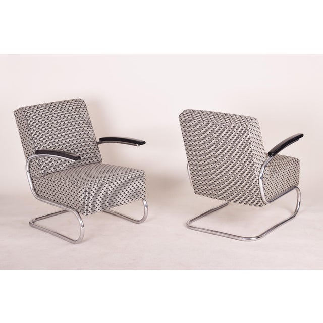 Bauhaus Armchairs by W. Gispen for Mücke-Melder, Czech Republic, 1930s, Set of 2 For Sale - Image 4 of 8