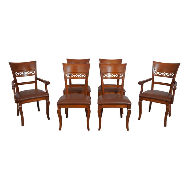 Set of 6 Stickley Mont Blanc Dining Room Chairs For Sale