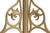 Mid 20th Century Vintage Victorian Brass Scrollwork Coat Tree Rack For Sale - Image 5 of 5