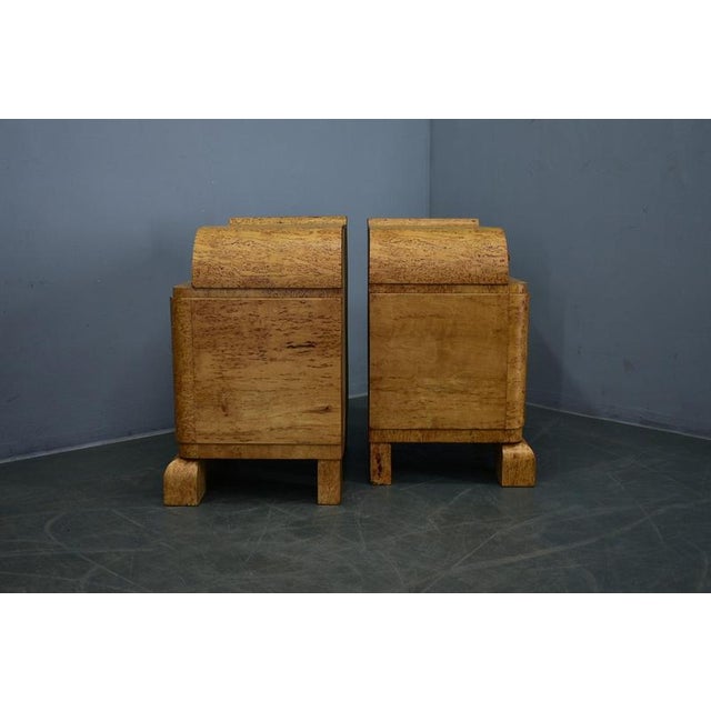 Art Deco Bedside Tables, Czechoslovakia, 1937, Set of 2 For Sale - Image 12 of 18