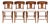 Mid Century Modern Solid Walnut Klismos Counter Stools. With Upholstered Seats - 4 For Sale