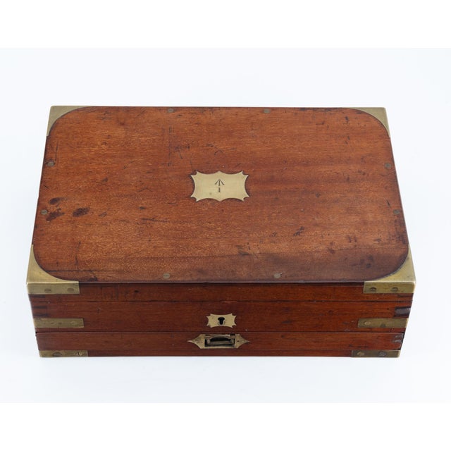 Victorian Campaign Military Artist's Watercolour Box from Reeves & Son For Sale - Image 14 of 18
