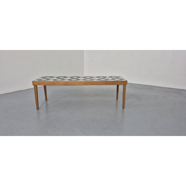 Ceramic and Wood Coffee Table, Germany,1960s For Sale - Image 14 of 14